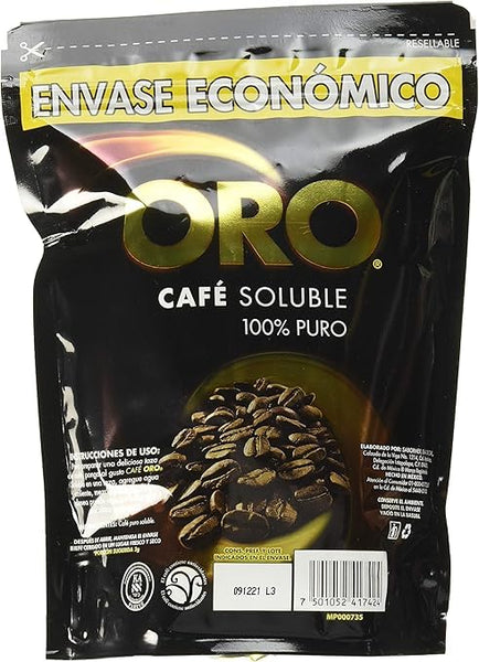 Oro Soluble Coffee, 100% Pure, 6.17 oz Economical Pack. from Mexico