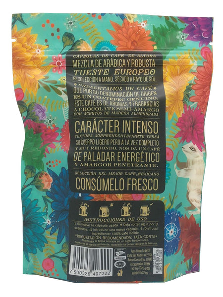 Etnia 52 - Veracruz (Intenso), Mexican Whole Bean Coffee, 1 lb. or 16 oz., Kosher Certified (KMD), Made in Mexico
