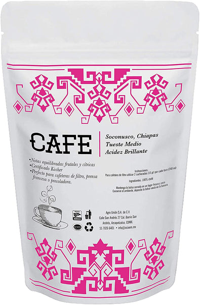 Ocixem Chiapas Coffee. Ground, artisan flavor. 16 ounce bag