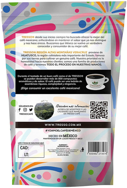 Tresso Coffee. Ground, artisan flavor. 17 ounce bag